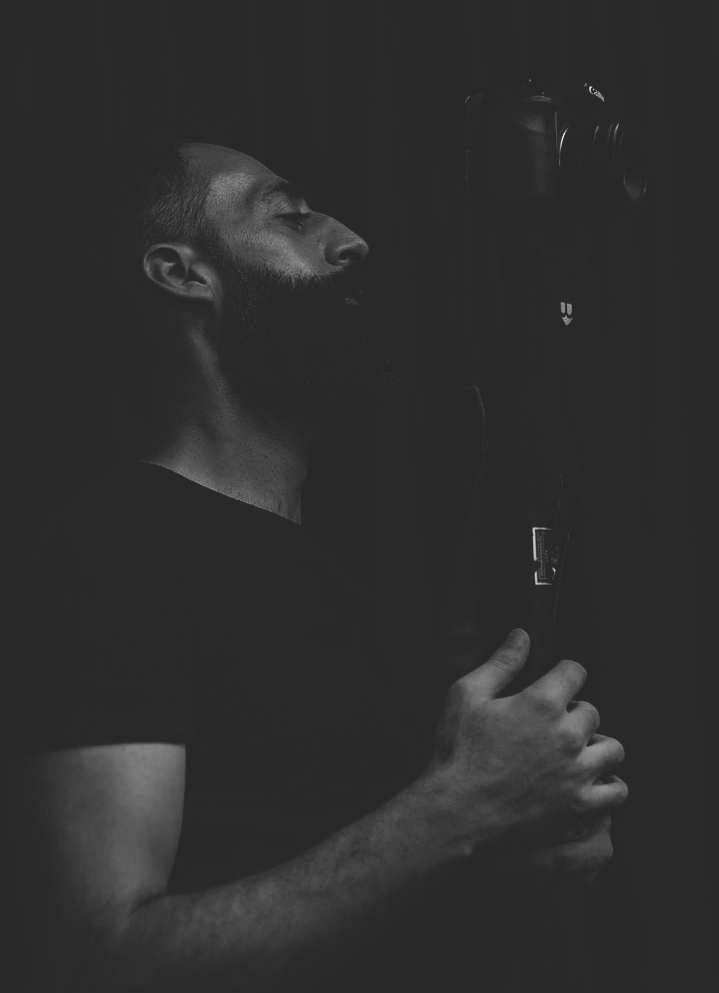 Hassan Reslan behind the camera